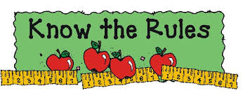  Know the rules sign
