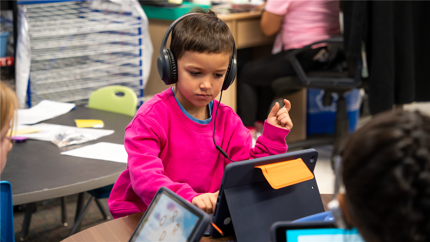Students use iPads Students use iPads